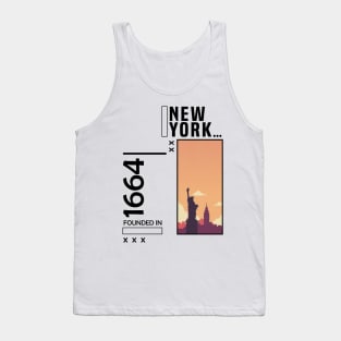 New York Founded in 1664 Tank Top